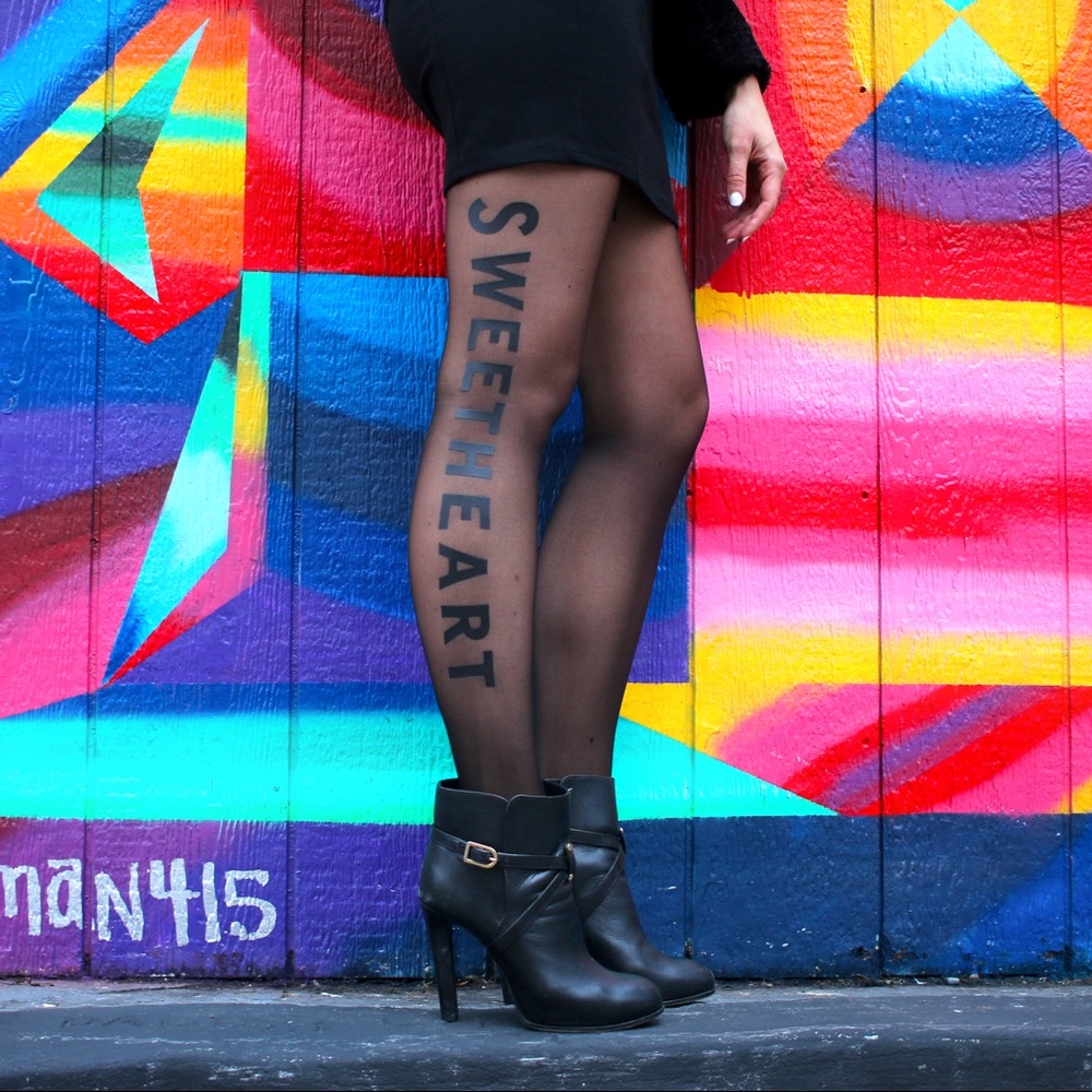 NEW GG Tights Inspired Luxury Designer Pantyhose - Picture 2 of 6